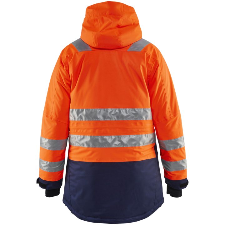 Parkacoat dame 44721987 Hi-vis orange / Marine BLÅKLÄDER PARKAS 44721987 ORANGE/MAR XS – billede 2