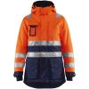 Parkacoat dame 44721987 Hi-vis orange / Marine BLÅKLÄDER PARKAS 44721987 ORANGE/MAR XS – miniature 1