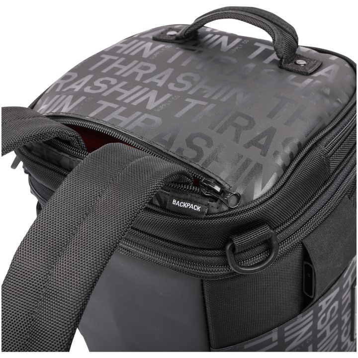 Passagertaske Sort THRASHIN SUPPLY CO. Opbevaringstaske – billede 9