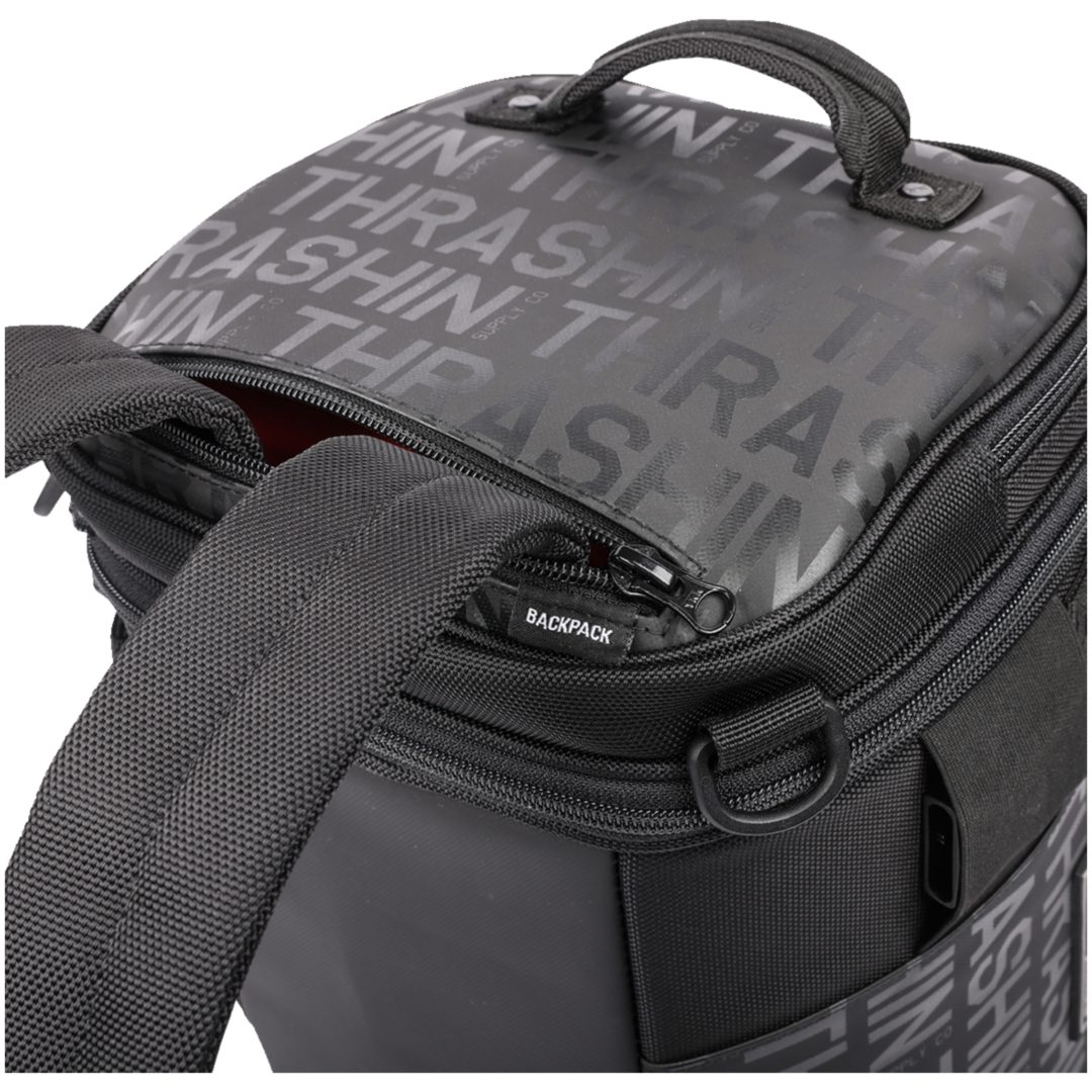Passagertaske Sort THRASHIN SUPPLY CO. Opbevaringstaske – billede 7