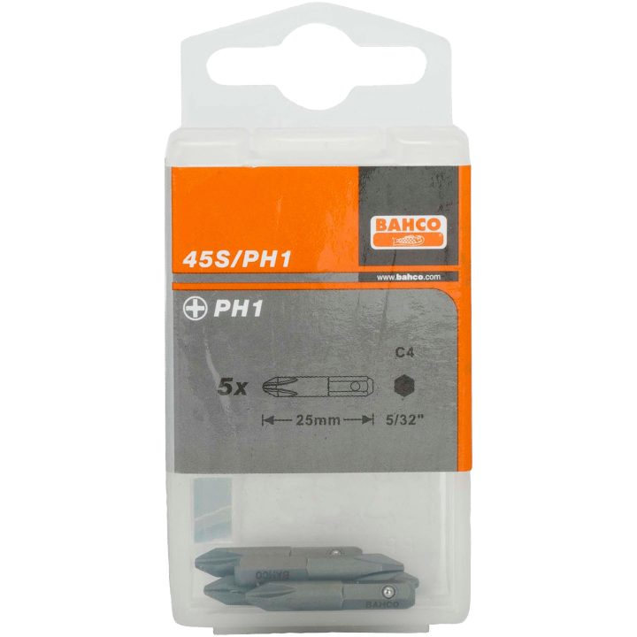 PH2 bits Slagskruvmejsel 5/16" BAHCO PH2 bits / 25 mm / 5 st – billede 4