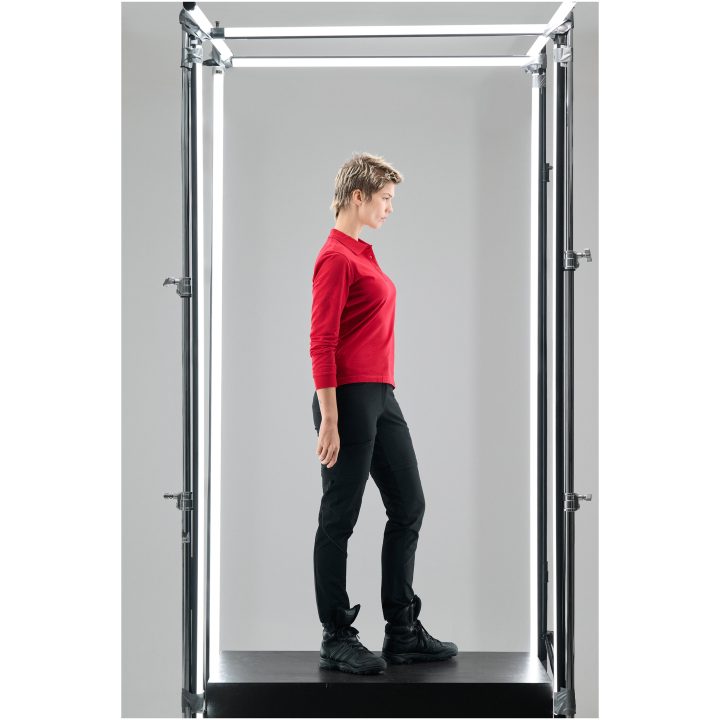 Piké Dam Surf Pro L S Stålgrå Printer Essentials 3XL – billede 5