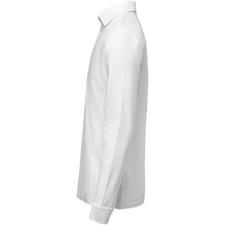 Pikétröja American Supreme L S Vit James Harvest – billede 4