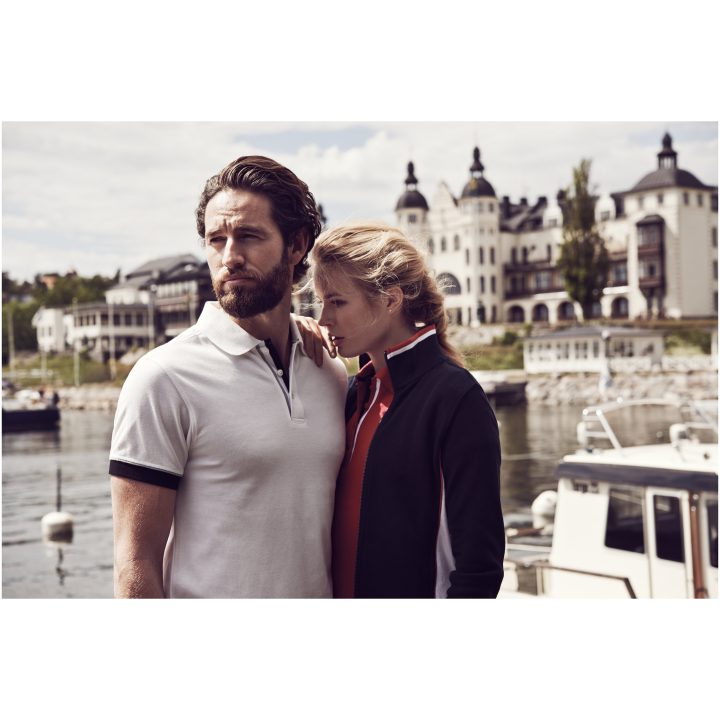 Pikétröja Anderson Marinblå James Harvest – billede 5
