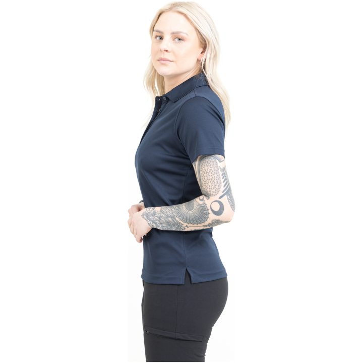 Pikétröja Dam Smash Marinblå Printer RED XS – billede 3