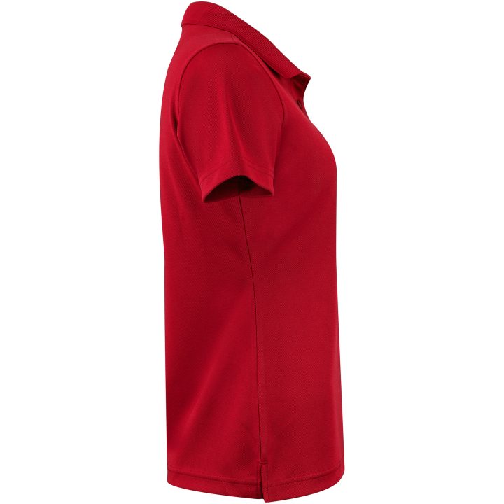 Pikétröja Dam Smash Röd Printer RED XS – billede 3