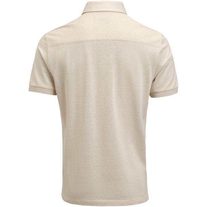Pikétröja IB133 S S Knitted Tailored Fit Sand J.Harvest & Frost XS 35/36 – billede 2