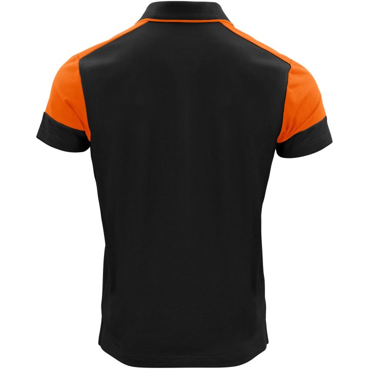 Pikétröja Prime Svart/orange Printer PRIME s – billede 2