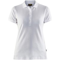 Piqué-trøje dame 33071035 Hvid BLÅKLÄDER
