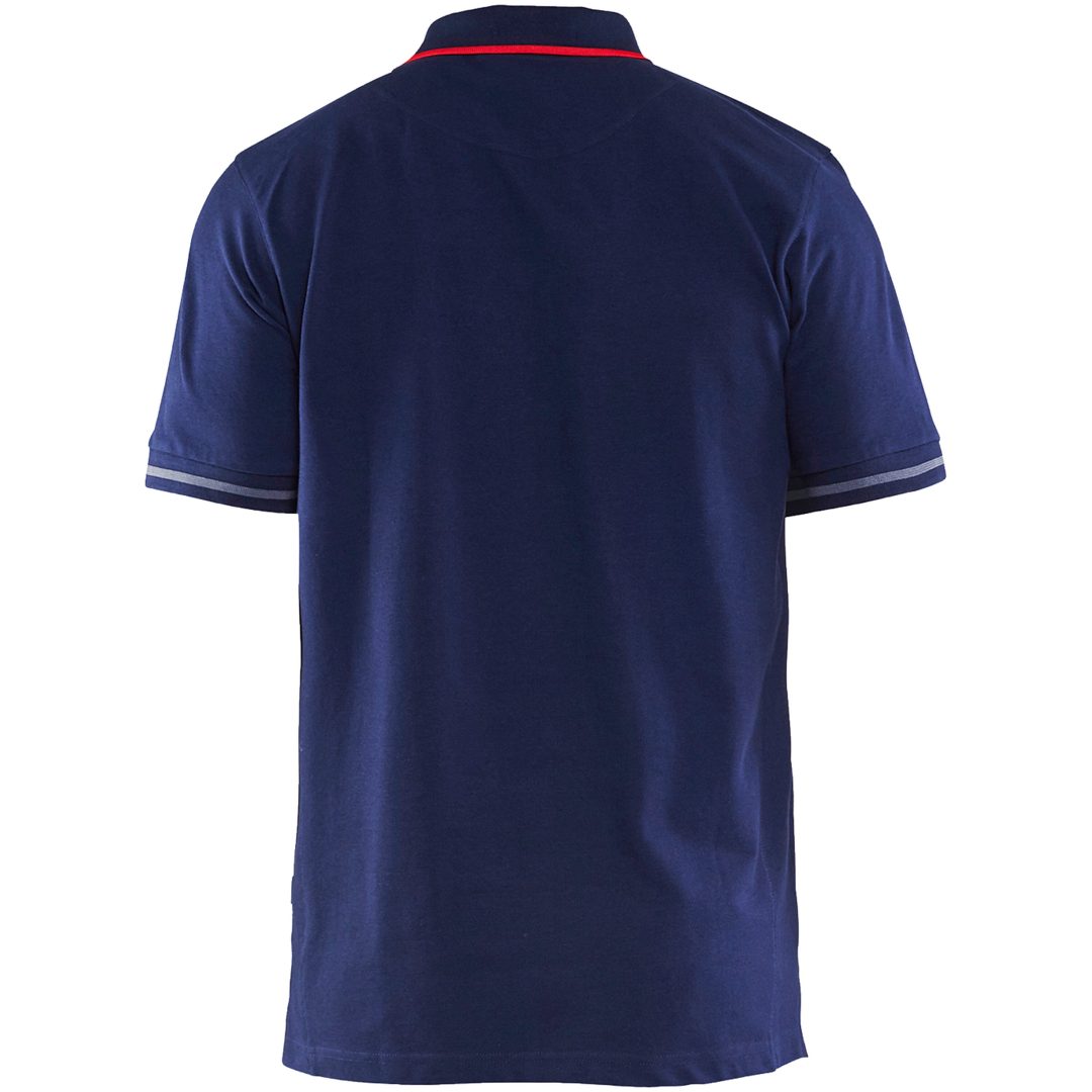 Piqué-trøje Rød/marine 33891050 Blåkläder Small – billede 2