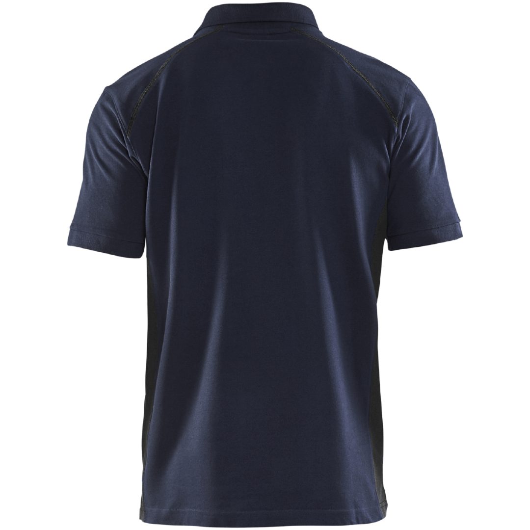 Piquétrøje 33241050 Marine / Sort BLÅKLÄDER PIKÉTRØJE 33241050 MAR/SVA XS – billede 2