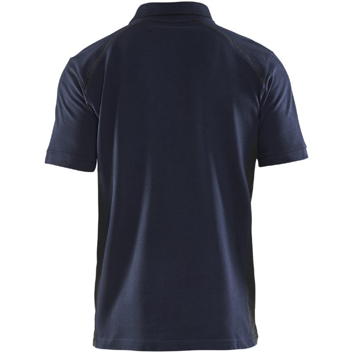 Piquétrøje 33241050 Marine / Sort BLÅKLÄDER PIKÉTRØJE 33241050 MAR/SVA XS – billede 2