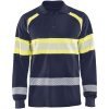 Piquétrøje 34381726 Marine / Hivisgul BLÅKLÄDER PIKÉTRØJE 34381726 MARIN/G XS – miniature 1