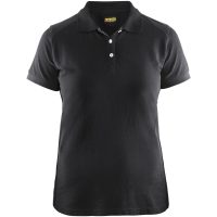 Piquétrøje dame 33901050 Sort BLÅKLÄDER