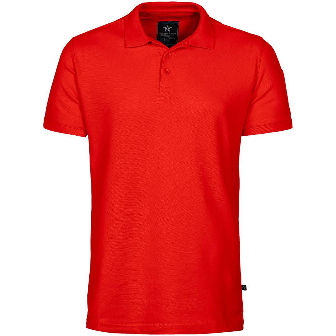 Piquétrøje Rød Ps03 Texstar Small