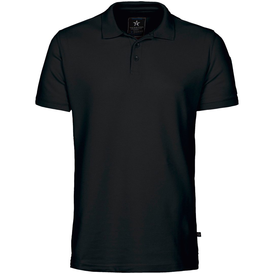 Piquétrøje Sort Ps03 Texstar Small