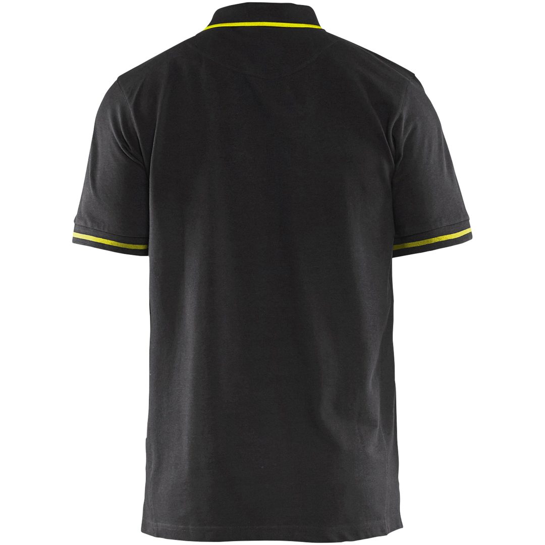 Piquétrøje Sort/gul 33891050 Blåkläder XS – billede 2
