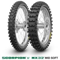 Pirelli New Scorpion MX32 Mid Soft 100/90-19 NHS 57M Re