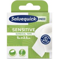Plaster og sårrens Sensitiv Kirurgisk tape Hvid Cederroth