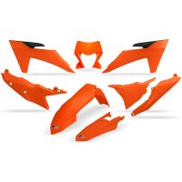 Plastic kit 6-parts KTM EXC EXCF 2024-.. 125-500 Orange UFO
