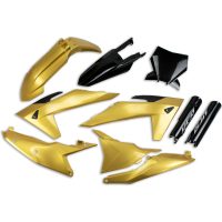 Plastic kit 6-parts KTM SX/SXF125-450 23-24 Gold/Black UFO
