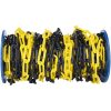 Plastikkæde STRUKTUR PLASTKÆDE GUL/SORT ⌀8MM – miniature 1