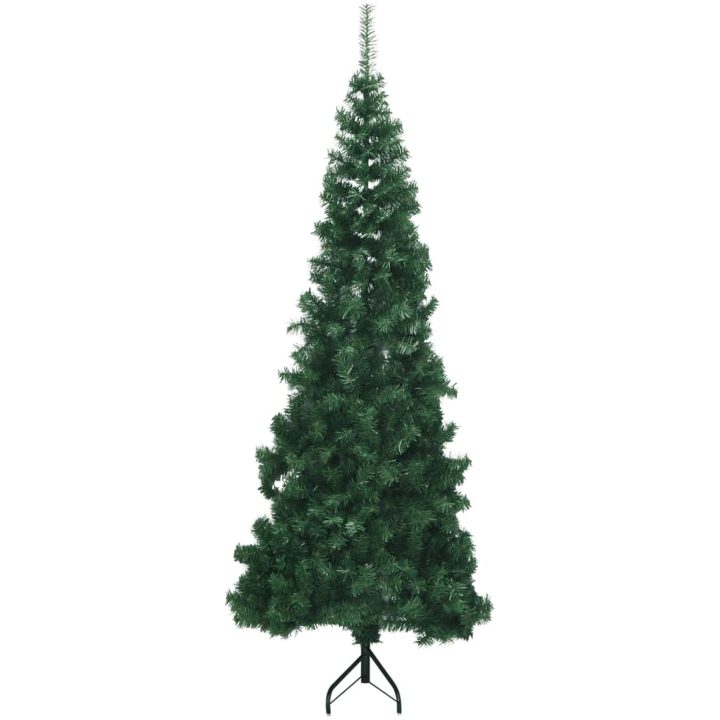 Plastjuletræ til hjørne grøn 180 cm PVC vidaXL 180 x 65 cm – billede 2