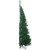 Plastjuletræ til hjørne grøn 180 cm PVC vidaXL 180 x 65 cm – miniature 3