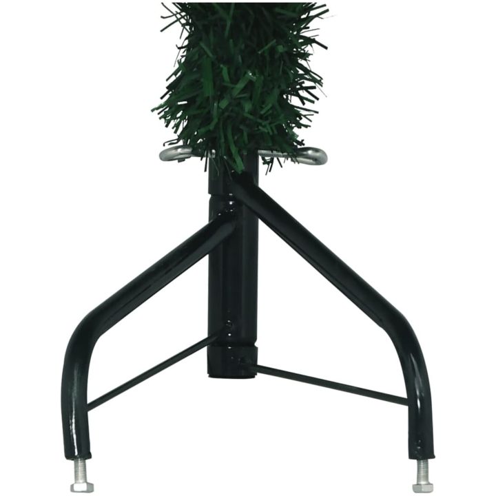 Plastjuletræ til hjørne grøn 180 cm PVC vidaXL 180 x 65 cm – billede 4