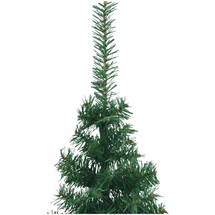 Plastjuletræ til hjørne grøn 180 cm PVC vidaXL 180 x 65 cm – billede 5