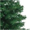 Plastjuletræ til hjørne grøn 180 cm PVC vidaXL 180 x 65 cm – miniature 6