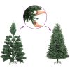 Plastjuletræ til hjørne grøn 180 cm PVC vidaXL 180 x 65 cm – miniature 7