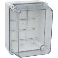Plastkabinet IP55, 310x240x160 mm, Transparent låg MALMBERGS