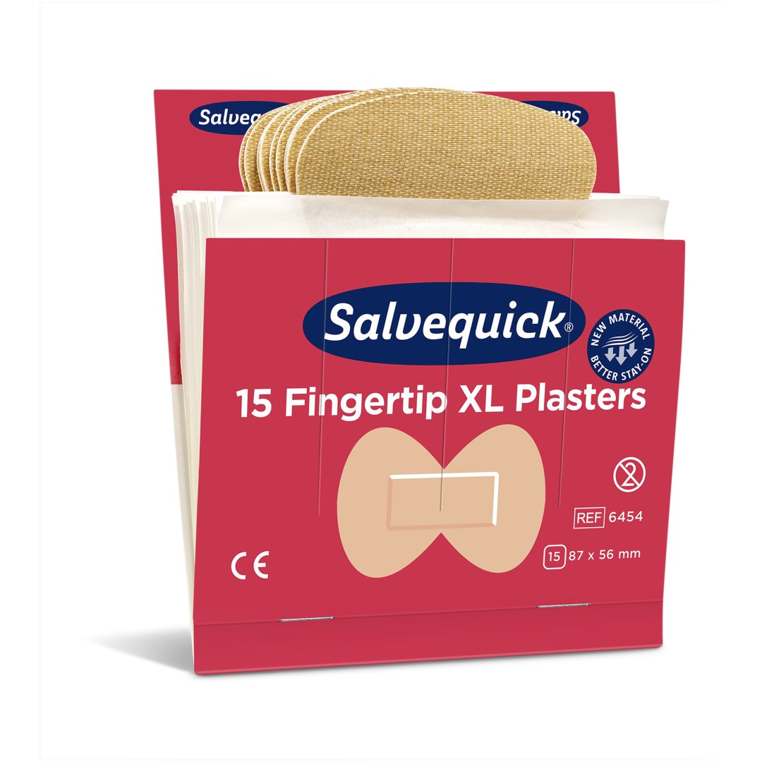 Plastre og sårrensning Fingertop Tekstil Beige Cederroth – billede 3