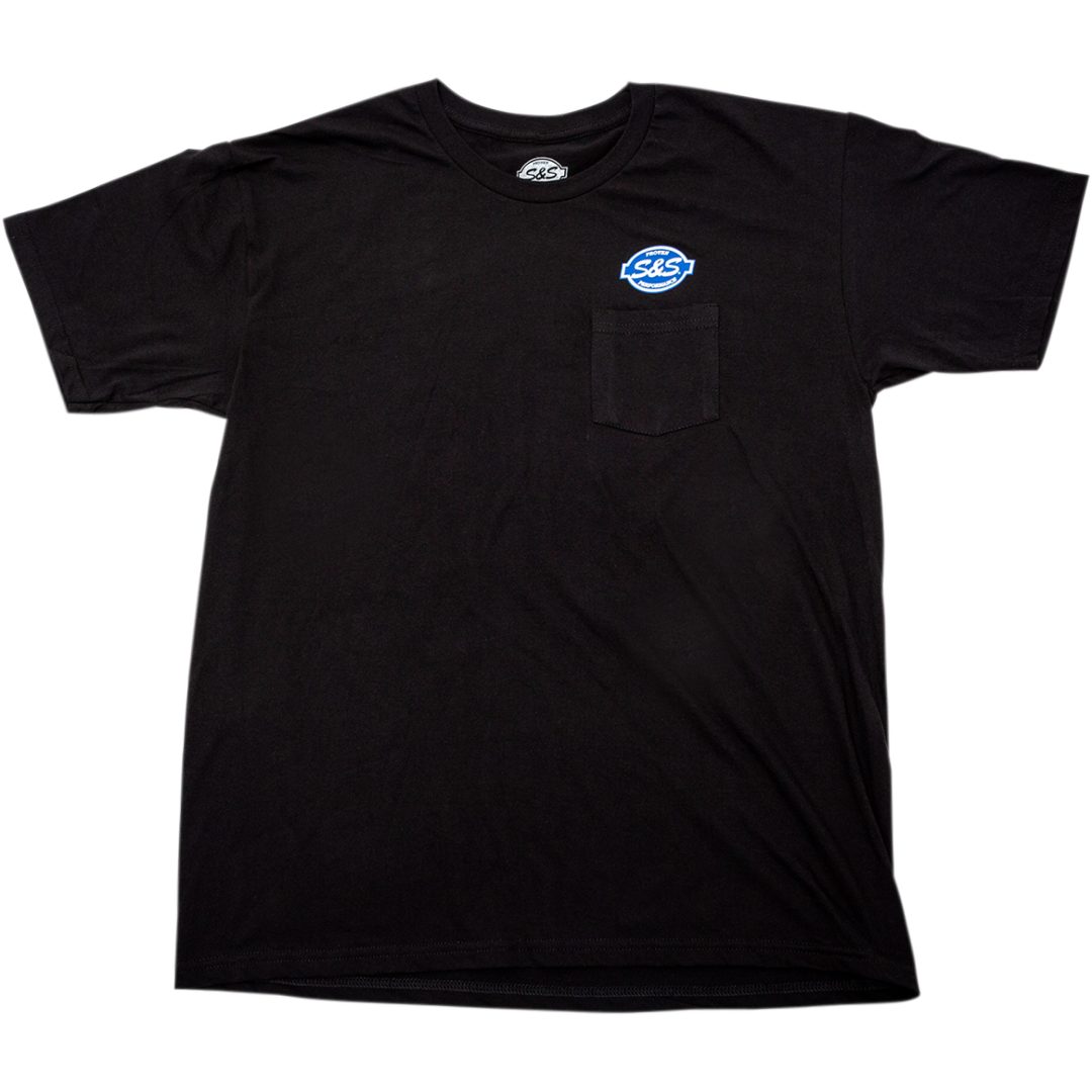 Pocket T-shirt Sort S&S Cycle Small