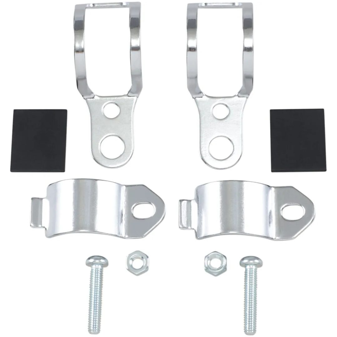 Positionslys Universal Gaffelmontering Krom DRAG SPECIALTIES FORK MT MARKER LITE BRKTS – billede 2