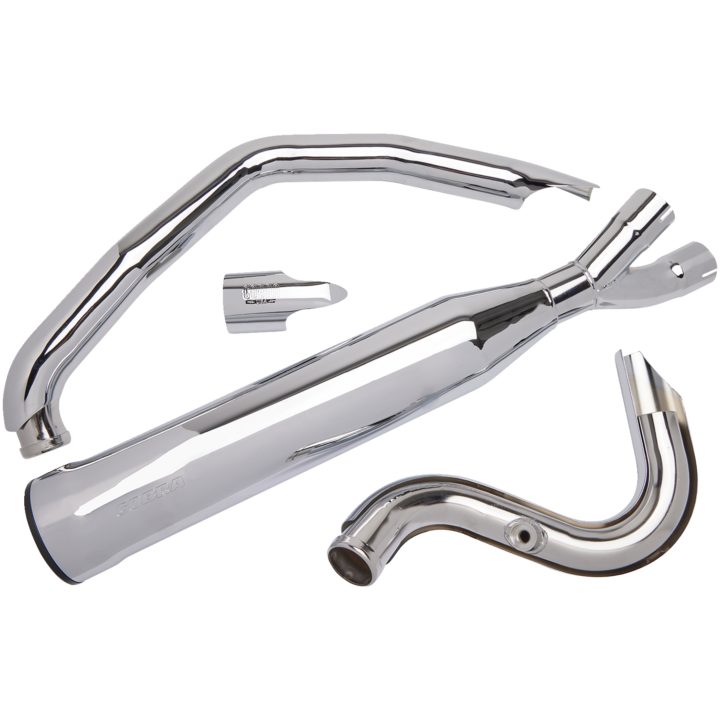 POWER PRO HP 2-INTO-1 Udstødningssystem COBRA Chrome – billede 3