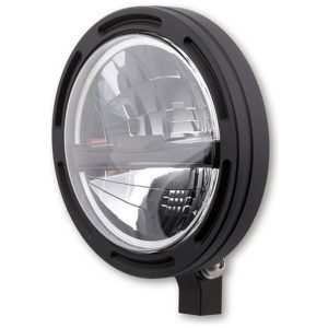 pro 5 3/4 inch LED headlight FRAME-R2 TYPE 5, black, bottom mount HIGHSIDER