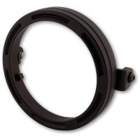 pro 7 inch CNC lamp holder ring FRAME-R1, black, side mount HIGHSIDER