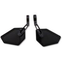 pro Bar End Mirror Nova-Race Black (Pair) HIGHSIDER