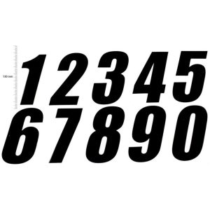 Pro Digits 130mm Black '5' (3pcs) TMV