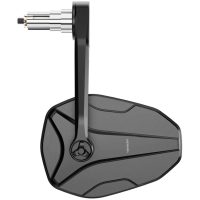 pro Victory-Ultra Evo Bar End Mirror, Long, Matt-Black, (1 Pc.) HIGHSIDER