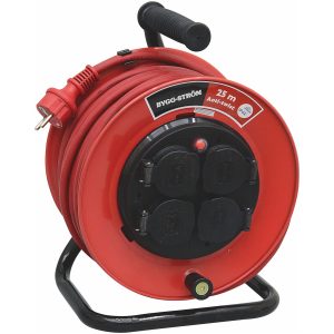 Professionel kabeltromle, plade, 25 m, 3G2,5, IP44, Antitw. MALMBERGS