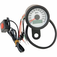 Programmerbar Mini Elektronisk Hastighedsmåler Analog/digital Odometer DRAG SPECIALTIES