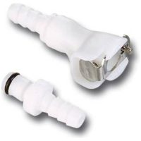 Quick Connector ⌀8mm Single Shut Off White MOTION PRO