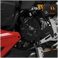 Race Series left Engine Case Protection Cover - Ducati Streetfighter V2 R&G Racing