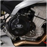 Race Series Right Crankcase Cover (Clutch) - Black R&G Racing