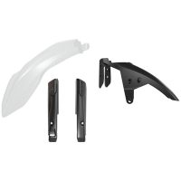 RACETECH Front Fender and Fork Guards Kit - White/Black