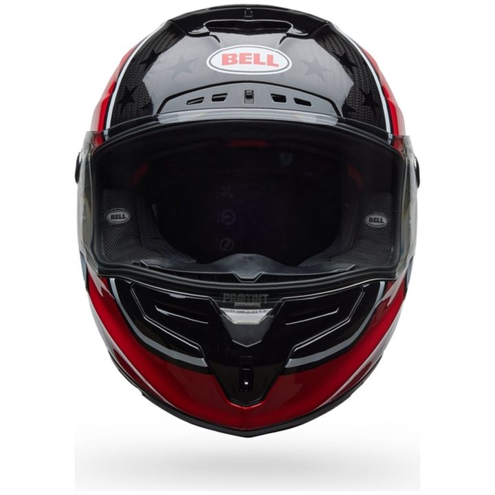 Racing Hjelm Race Star Dlx Flex Rsd Blank Blå/hvid/rød BELL s – billede 4