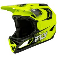 Rayce Sonar Bicycle Youth Helmet - Hi-Vis/Black/White FLY RACING